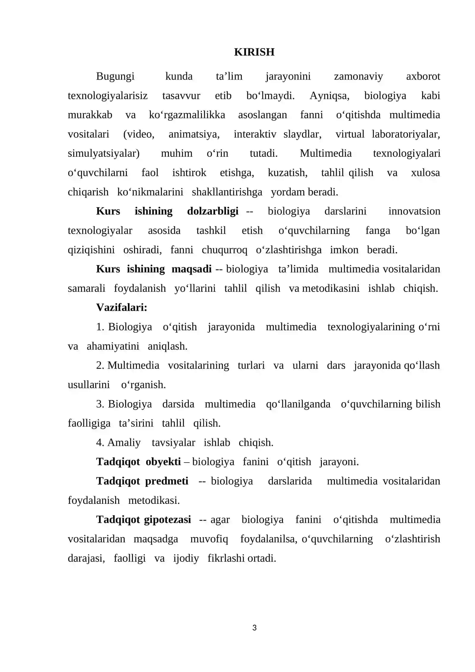 BIOLOGIYA FANINI O’QITISHDA MULTIMEDIA VOSITALARIDAN FOYDALANISH 3