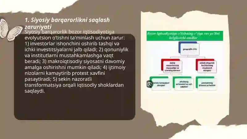 Siyosiy barqarorlikni saqlash zaruriyati 3