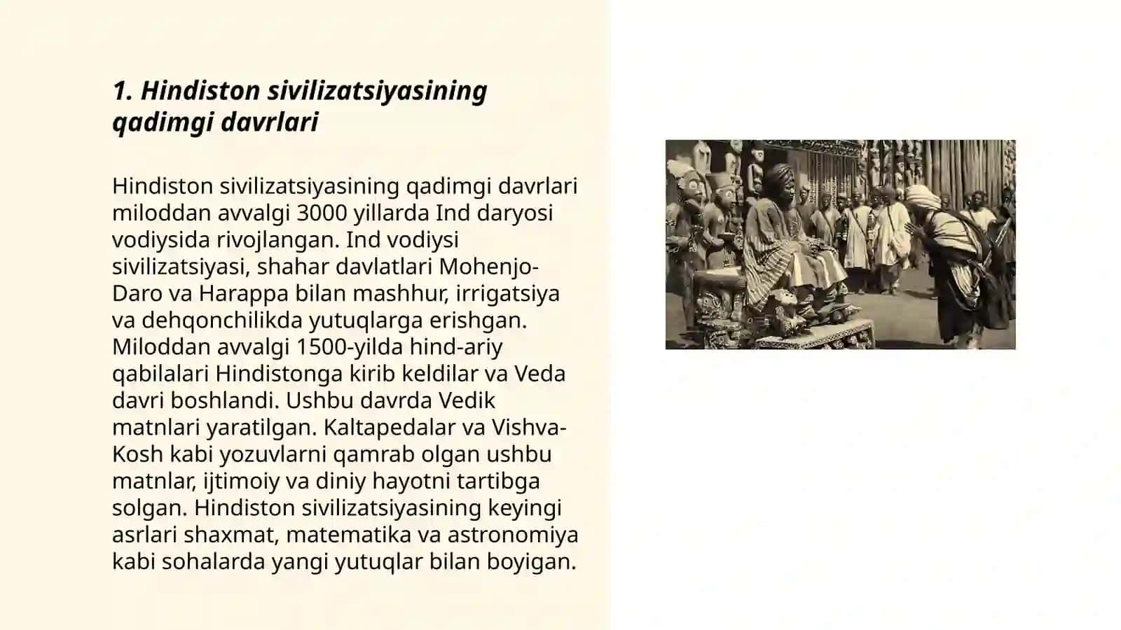 Hindiston sivilizatsiyasining qadimgi davrlari 3