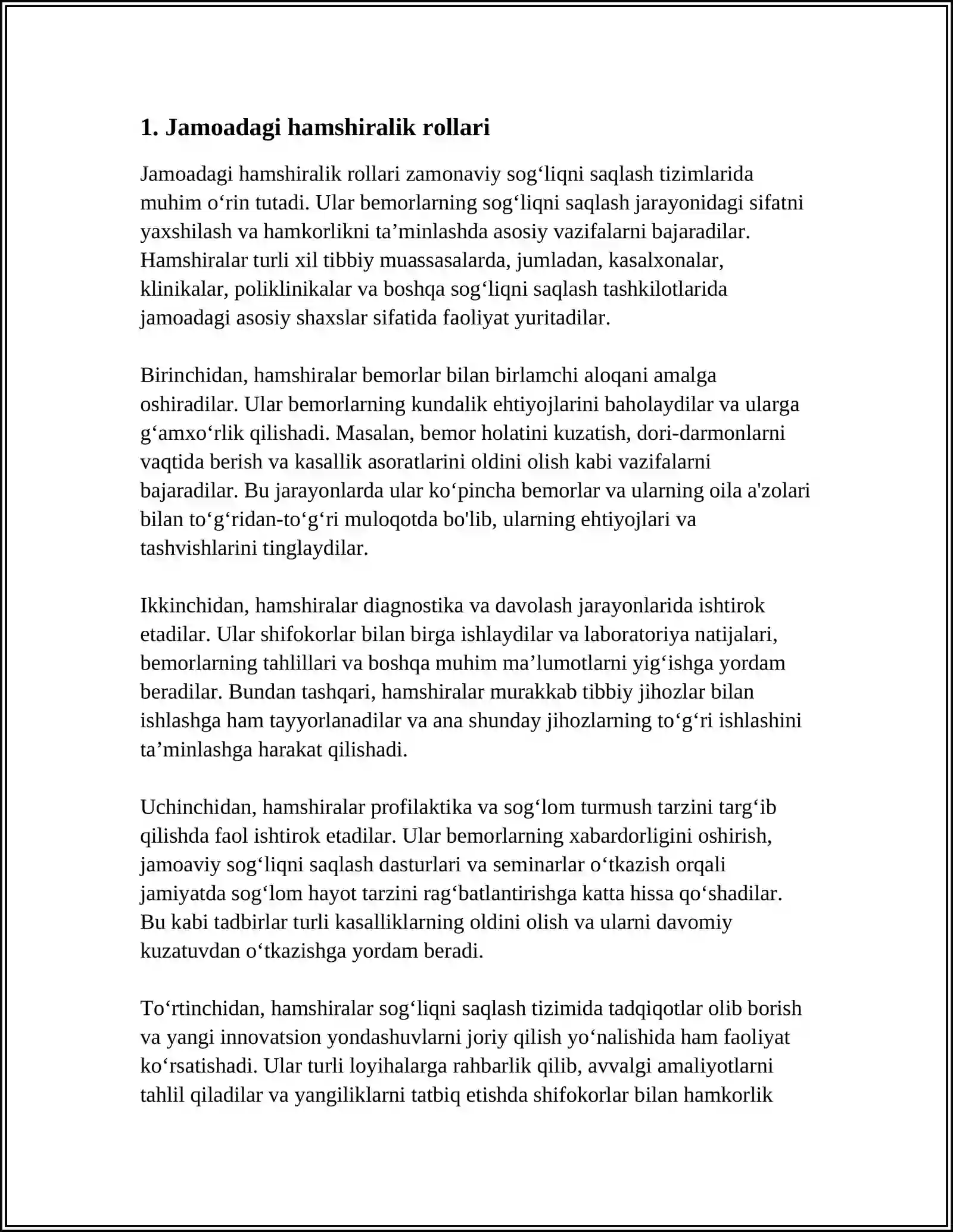 JAMOADA HAMSHIRALIK ISHIGA TARIF 3