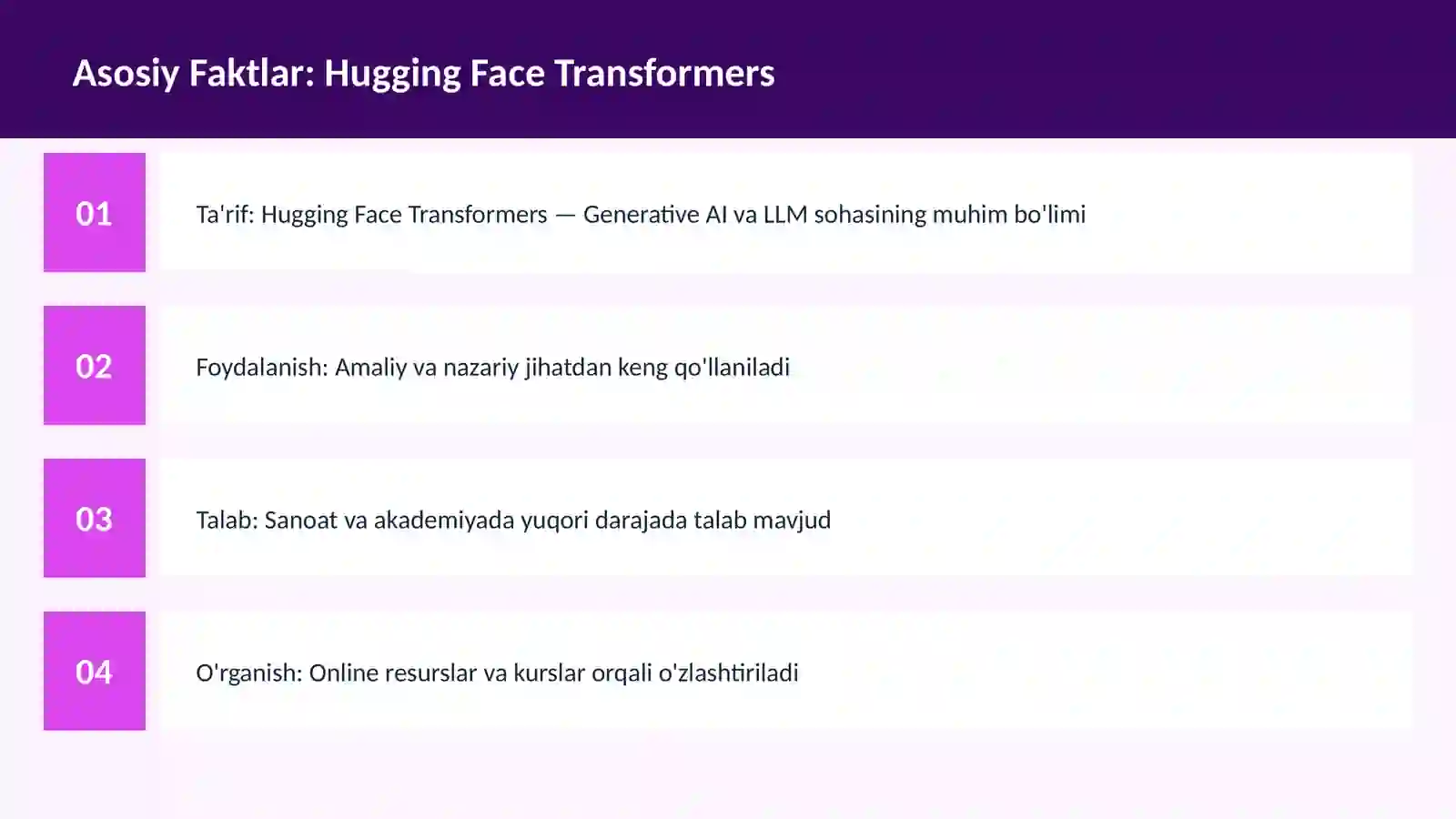 Hugging Face Transformers 3