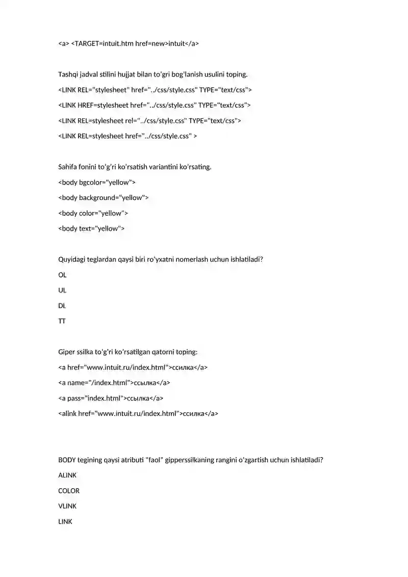 HTML ning konstruksiyasi 3