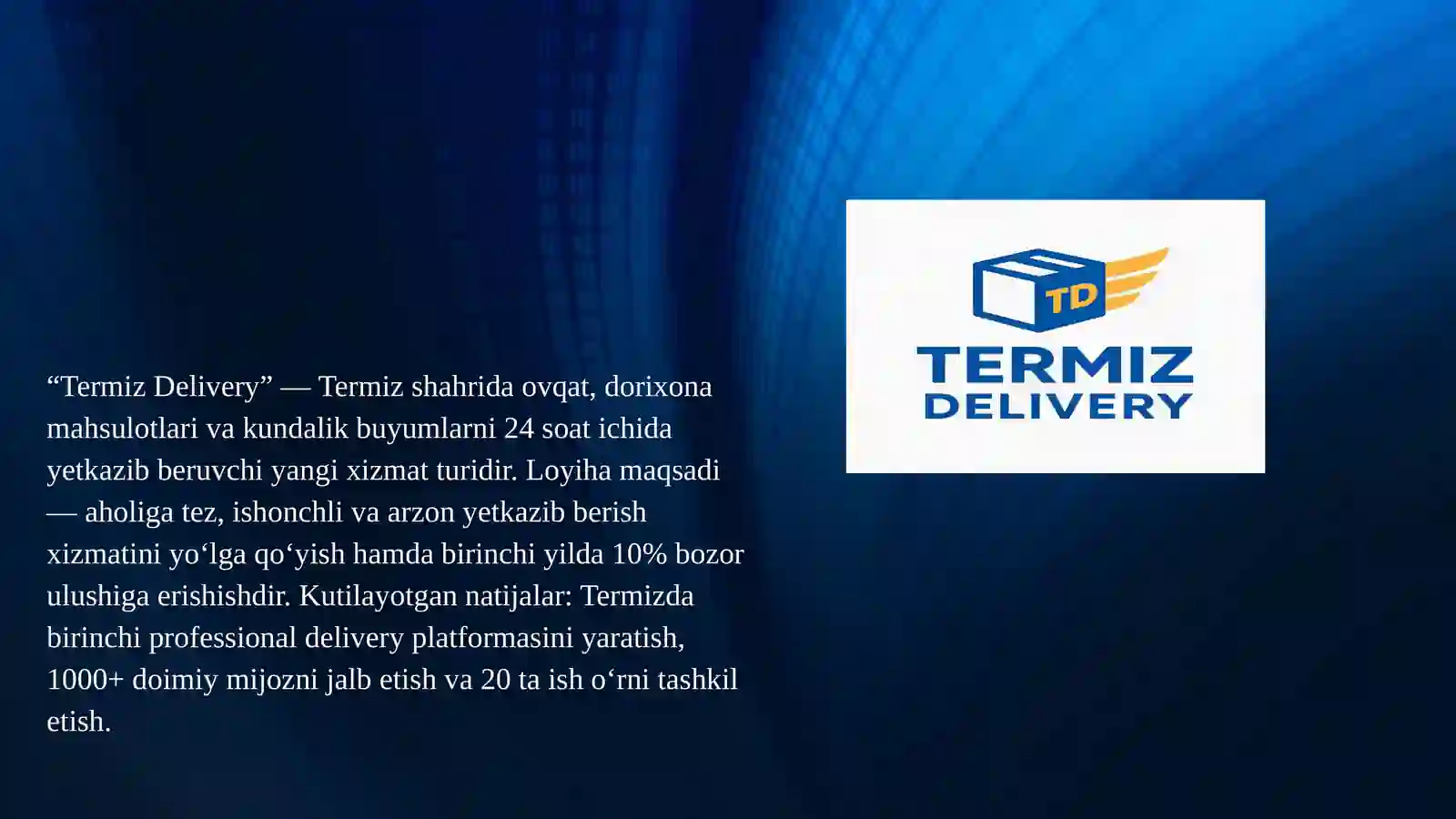 TERMIZ DELIVERY 3