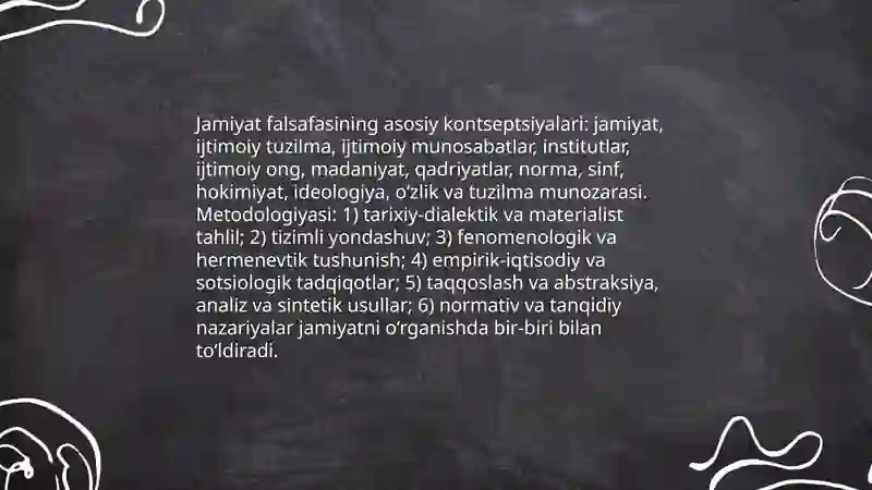 Jamiyat falsafasi. Tarix falsafasi, sivilizatsiya va madaniyat 3