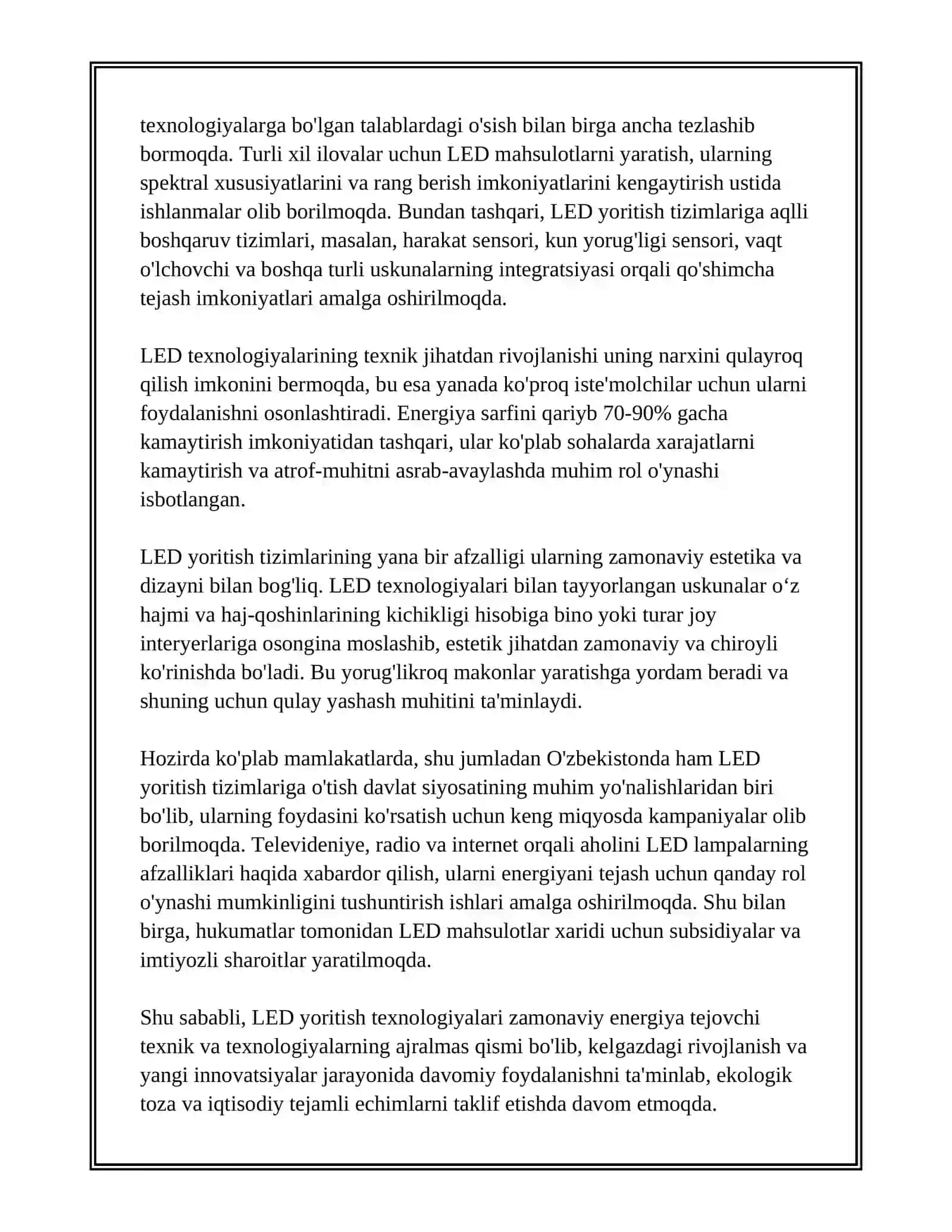 ENERGIYA TEJOVCHI TEHNIKA, TEHNOLOGIYALAR 3