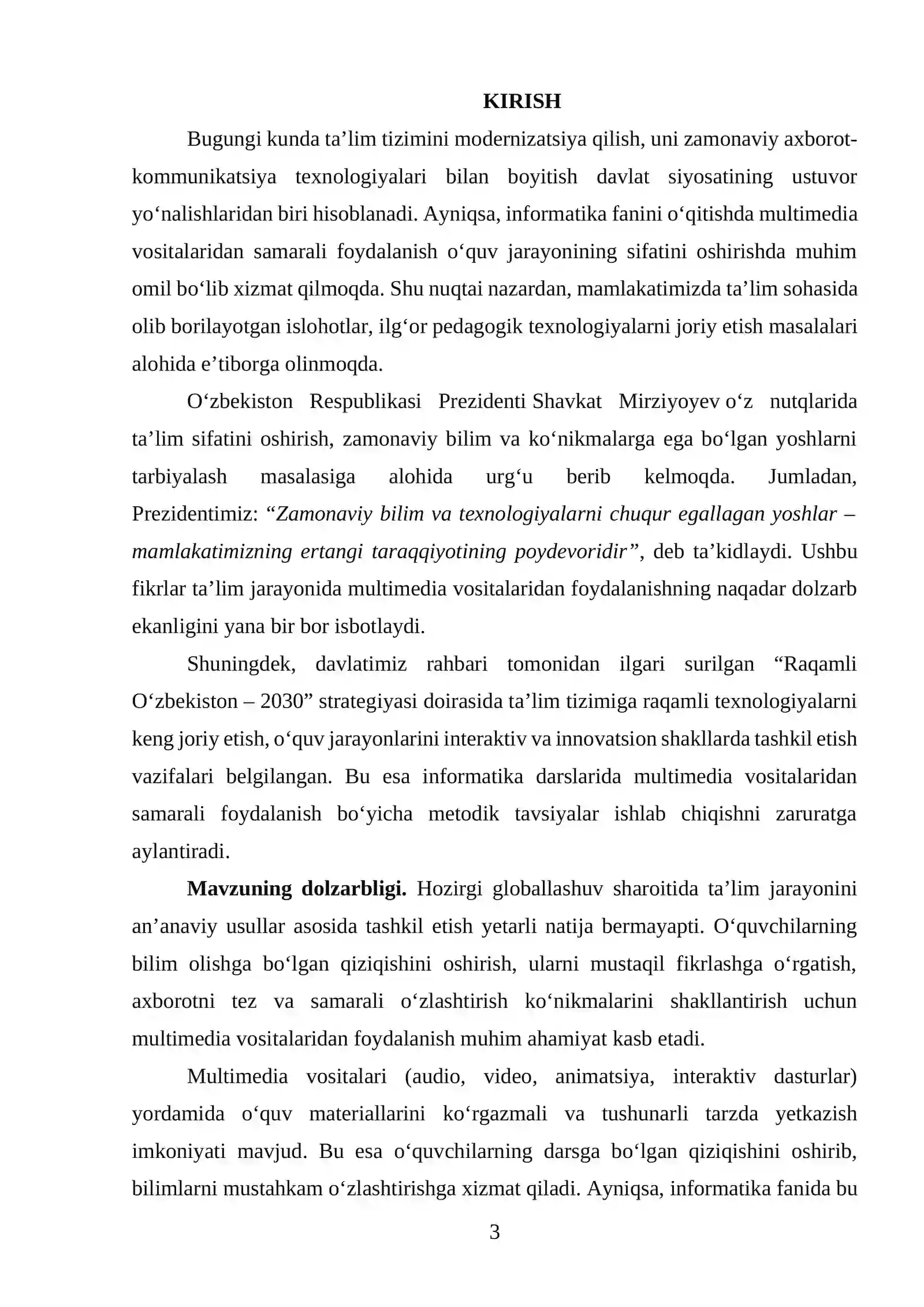 Darslarda multimedia vositalaridan samarali foydalanish bo‘yicha metodik tavsiyalar 3