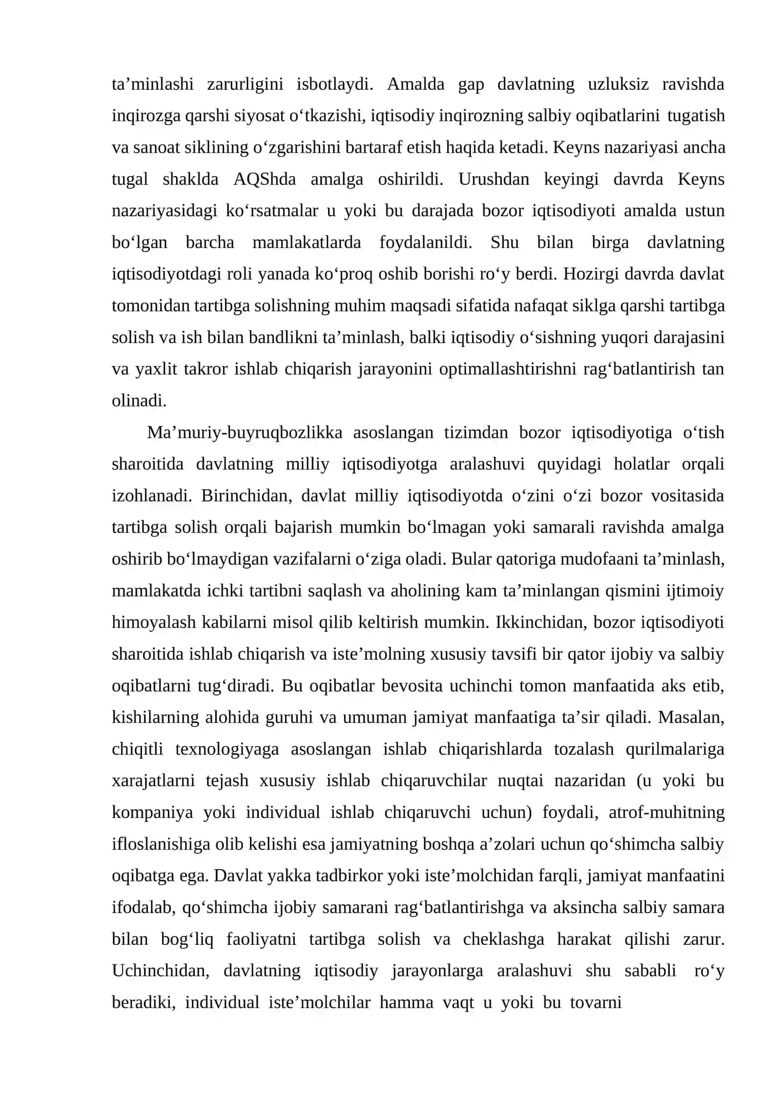 BOZOR IQTISODIYOTINI TARTIBGA SOLISHDA DAVLATNING ROLI 3