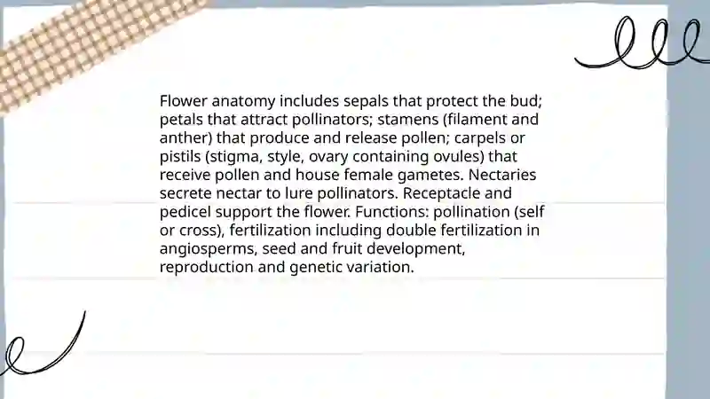 Flovers and plan 3