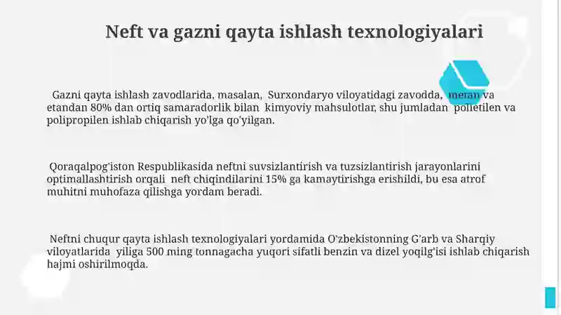 Neft va gazni haydashni zamonaviy sanoat qurilmalari usullari 3