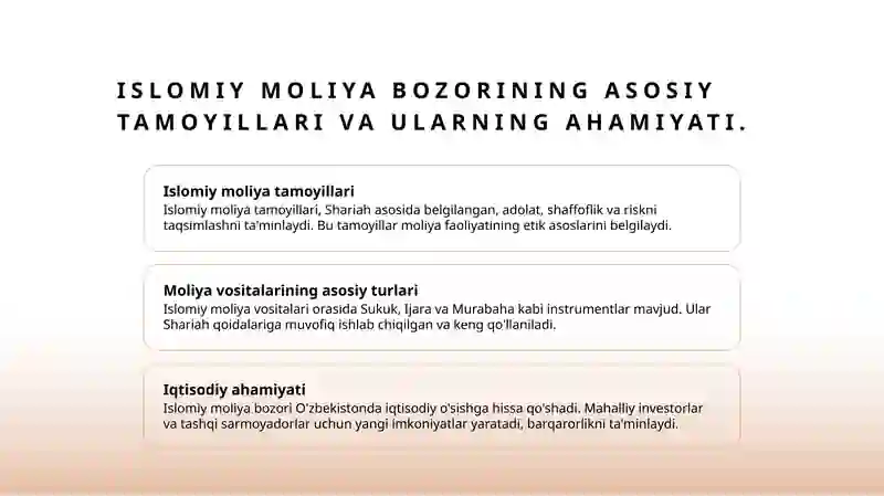 Islomiy moliya bozori 3