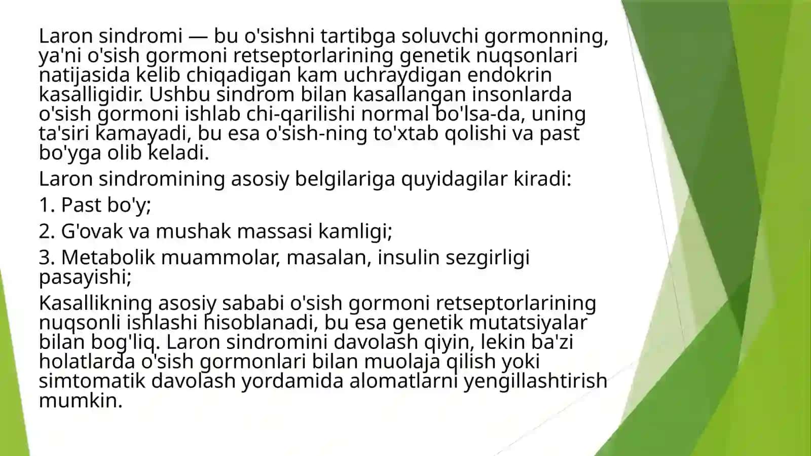 Laronsindromi 3