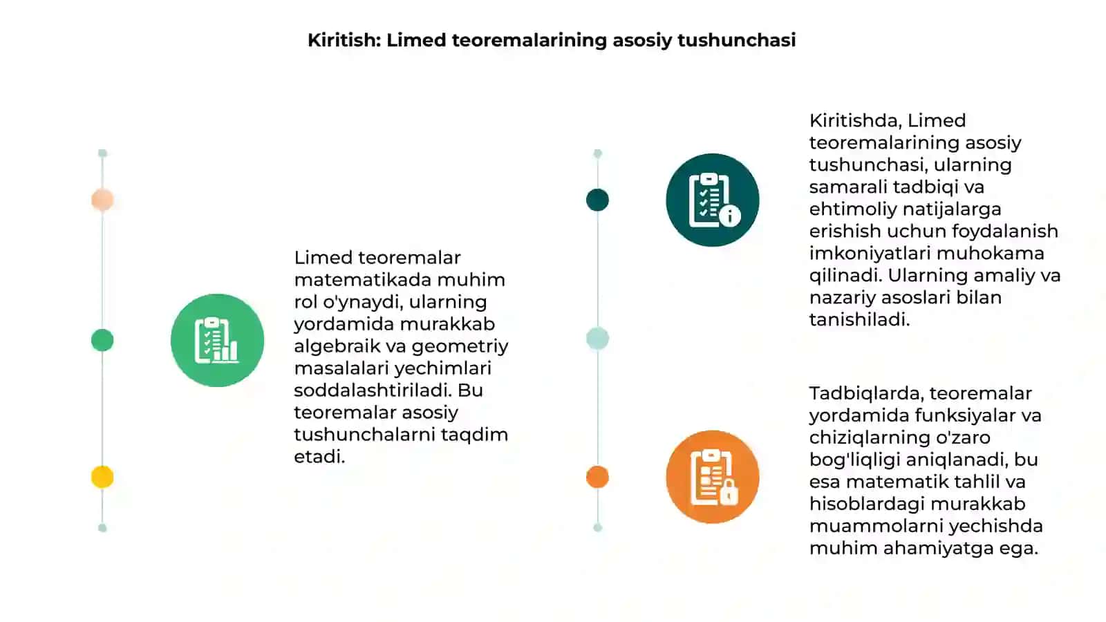 Limed teoremalarini bazi tadbiqlari 3