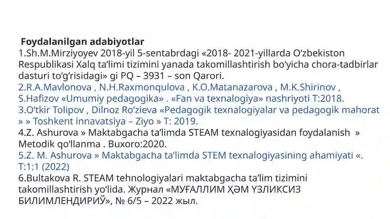 STEM va STEAM ta'limi 3