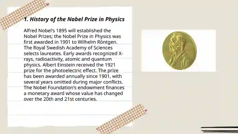 History of the Nobel Prize in Physics 3