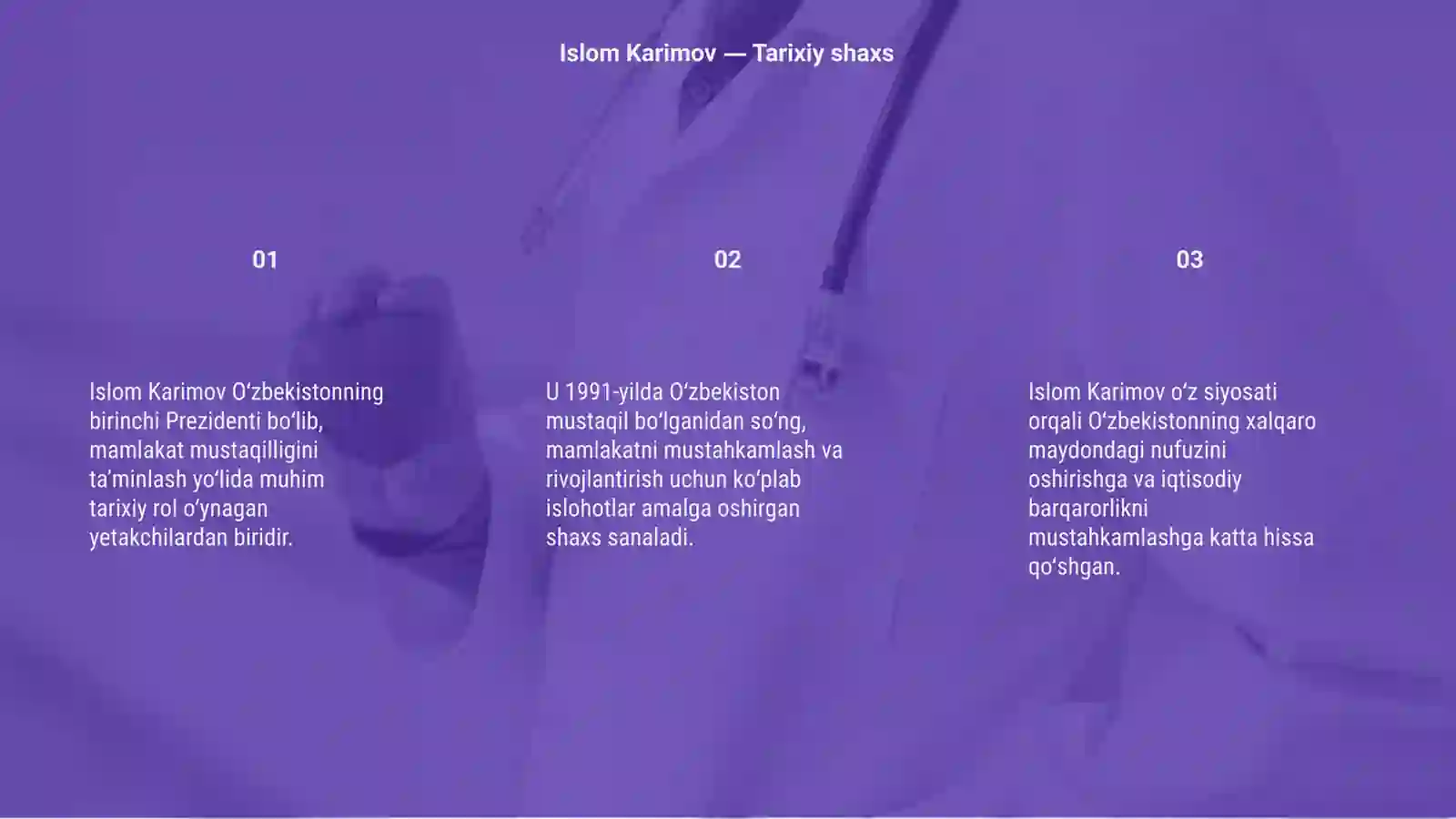 Islom Karimov Ozbekiston birinchi prezidenti 3