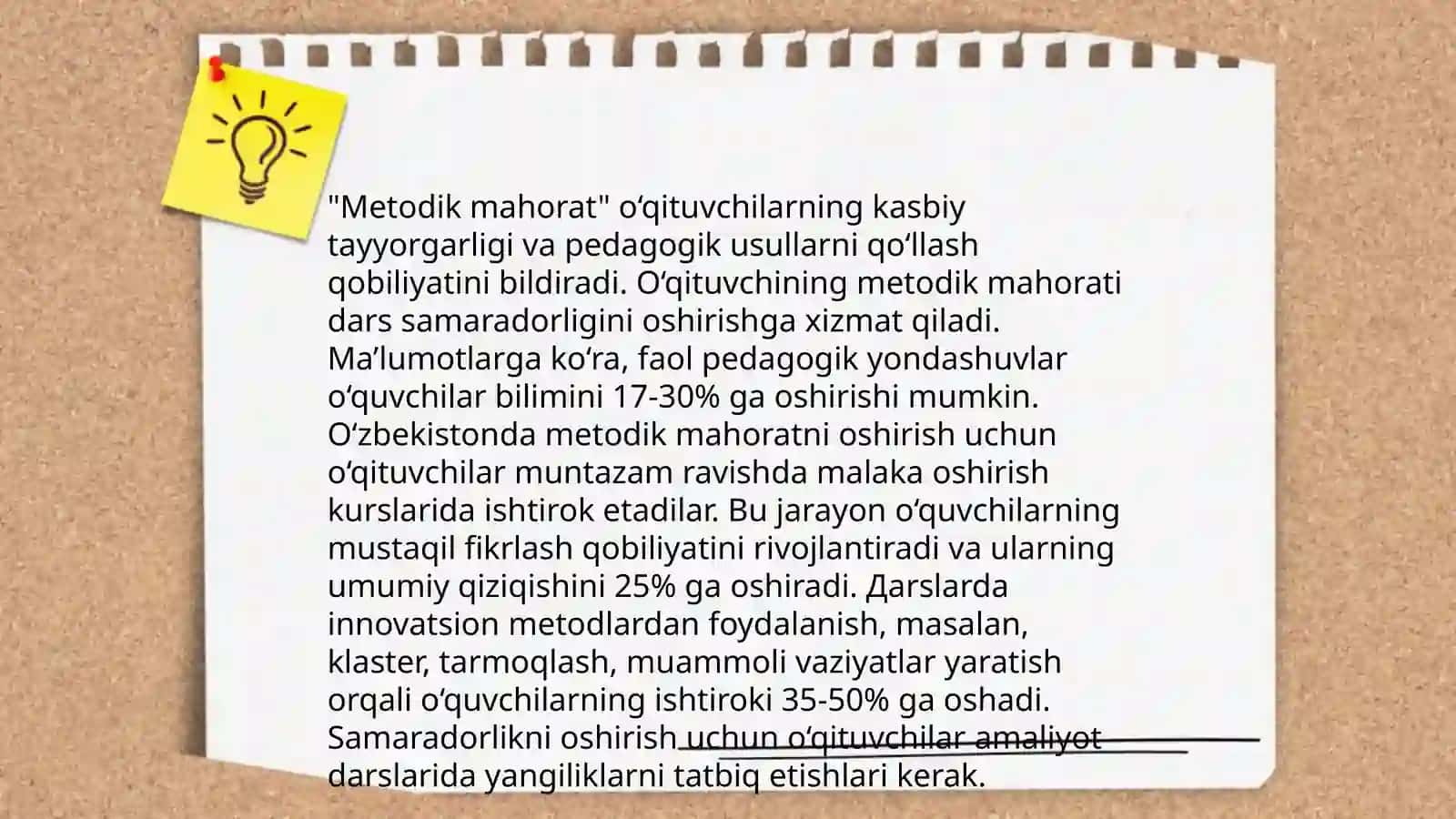 Metodik mahorat 3