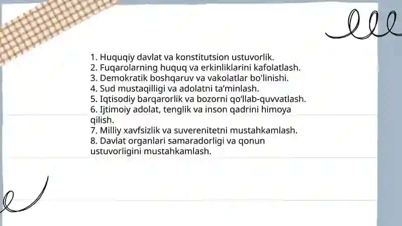 Yangi tahrirdagi konstitutsiyaning mazmun mohiyati va qilinish bosqichlari 3