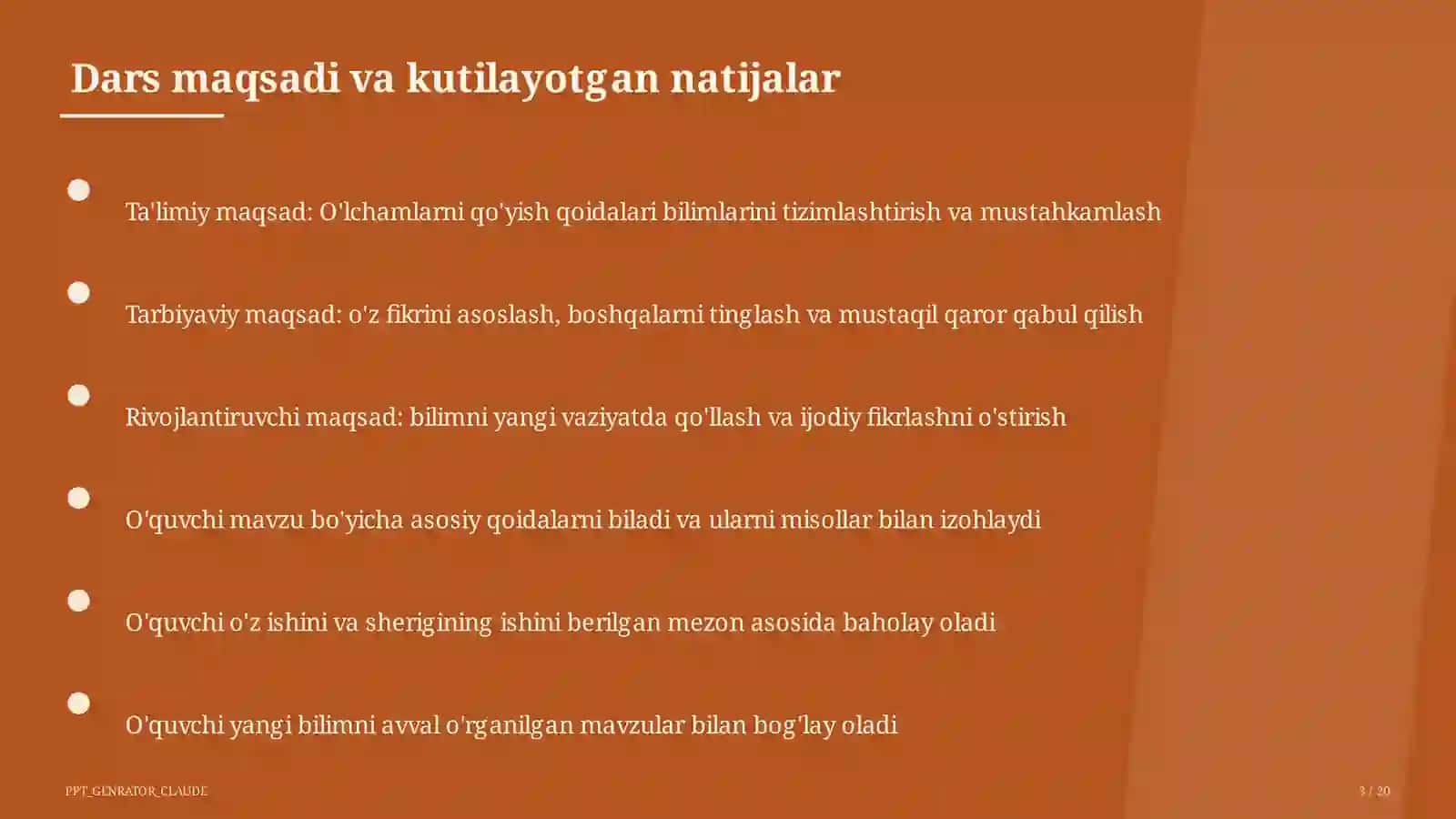 O'lchamlarni qo'yish qoidalari (8-sinf) 3