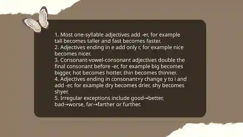 Comparatives and Superlatives 3
