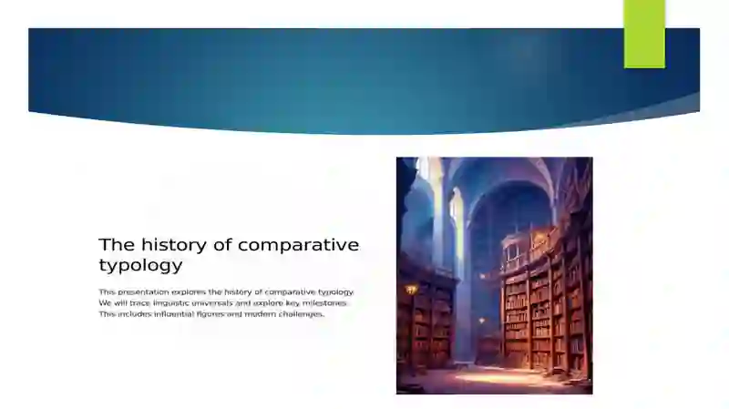 History of comparative typology 3