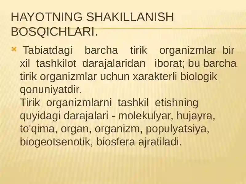 Biokimyo va molekulyar biologiya 3