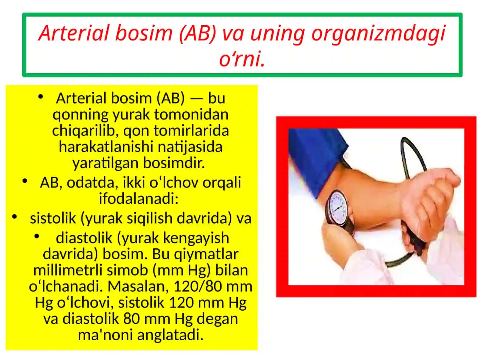Gistalogiya, Sitologiya va Embriologiya fanidan Arterial bosimning boshqarilishda buyrakning ro'li 3