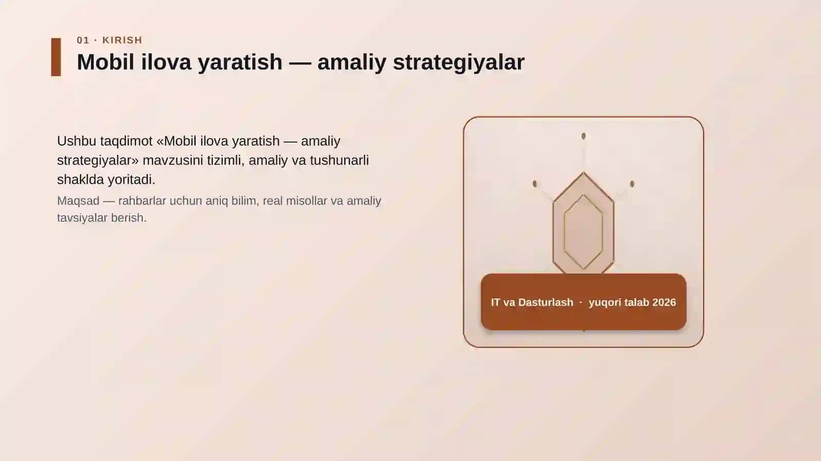 Mobil ilova yaratish — amaliy strategiyalar 3
