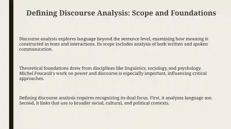 Discourse analysis 3