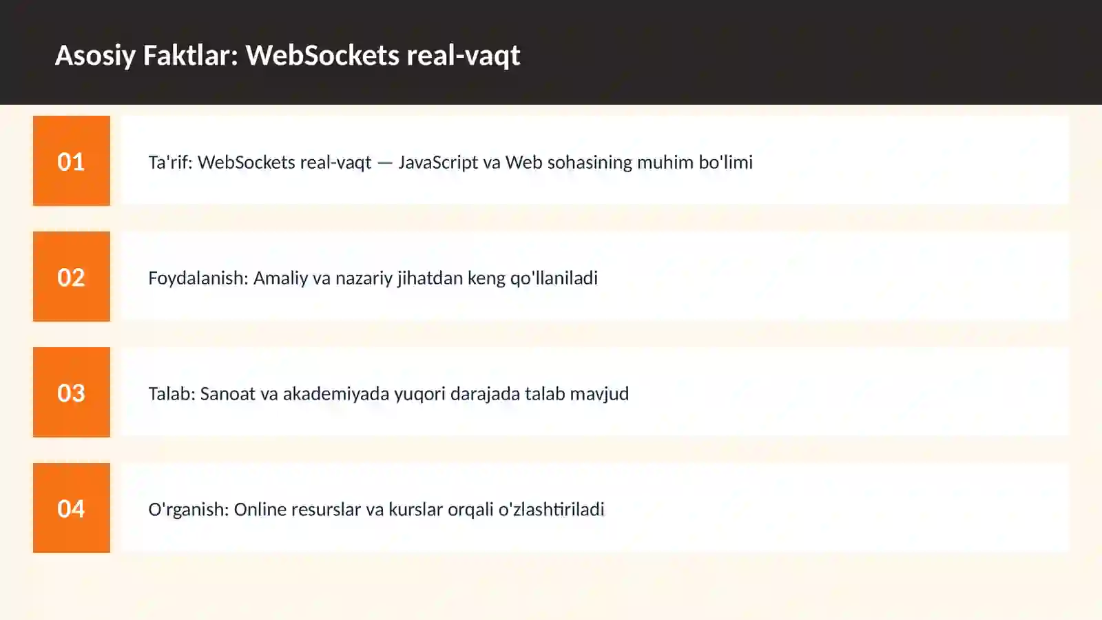 DASTURLASH | JAVASCRIPT VA WEB 3
