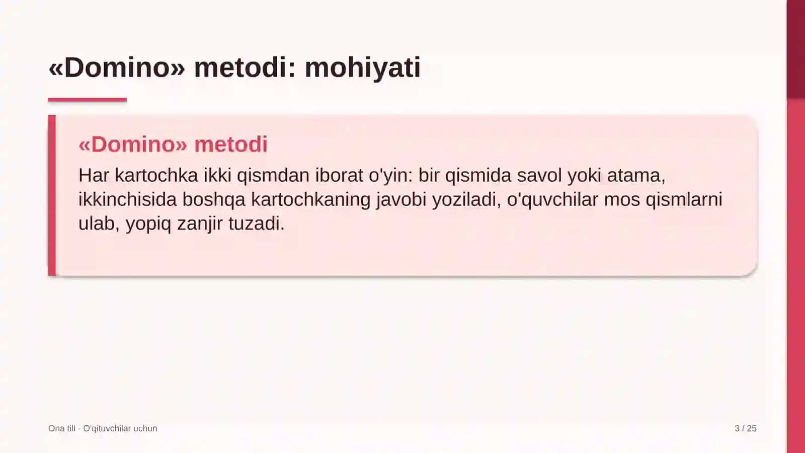 ona tili darslarida domino metodidan foydalanish 1960 3