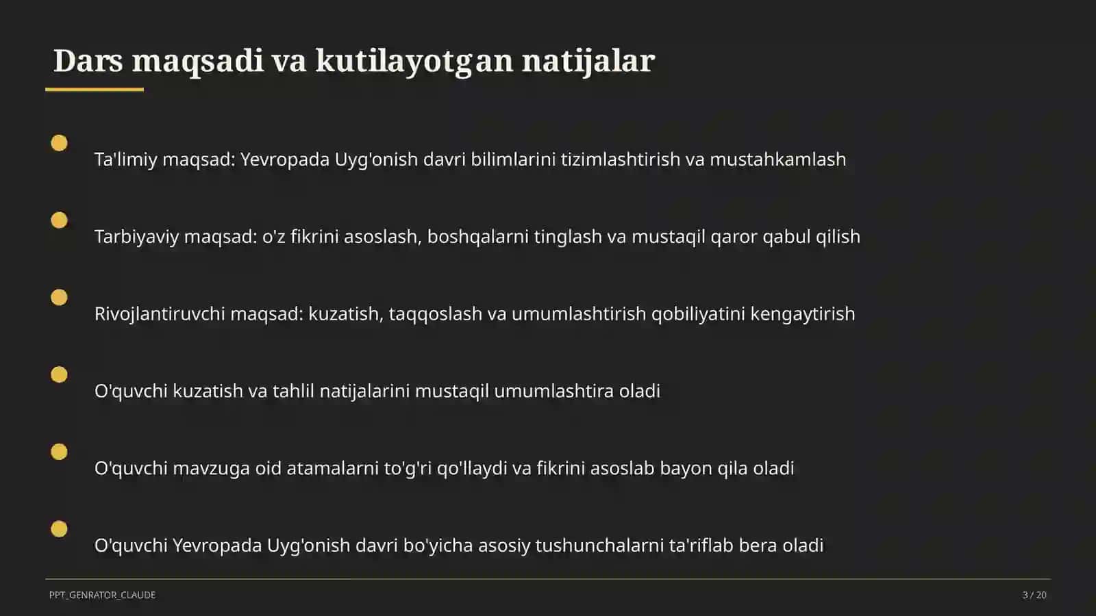 Yevropada Uyg'onish davri (8-sinf) 3