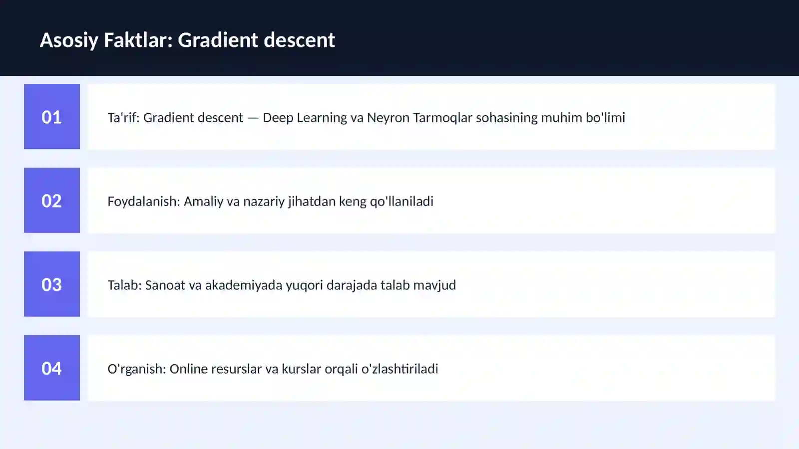 AI | DEEP LEARNING VA NEYRON TARMOQLAR 3
