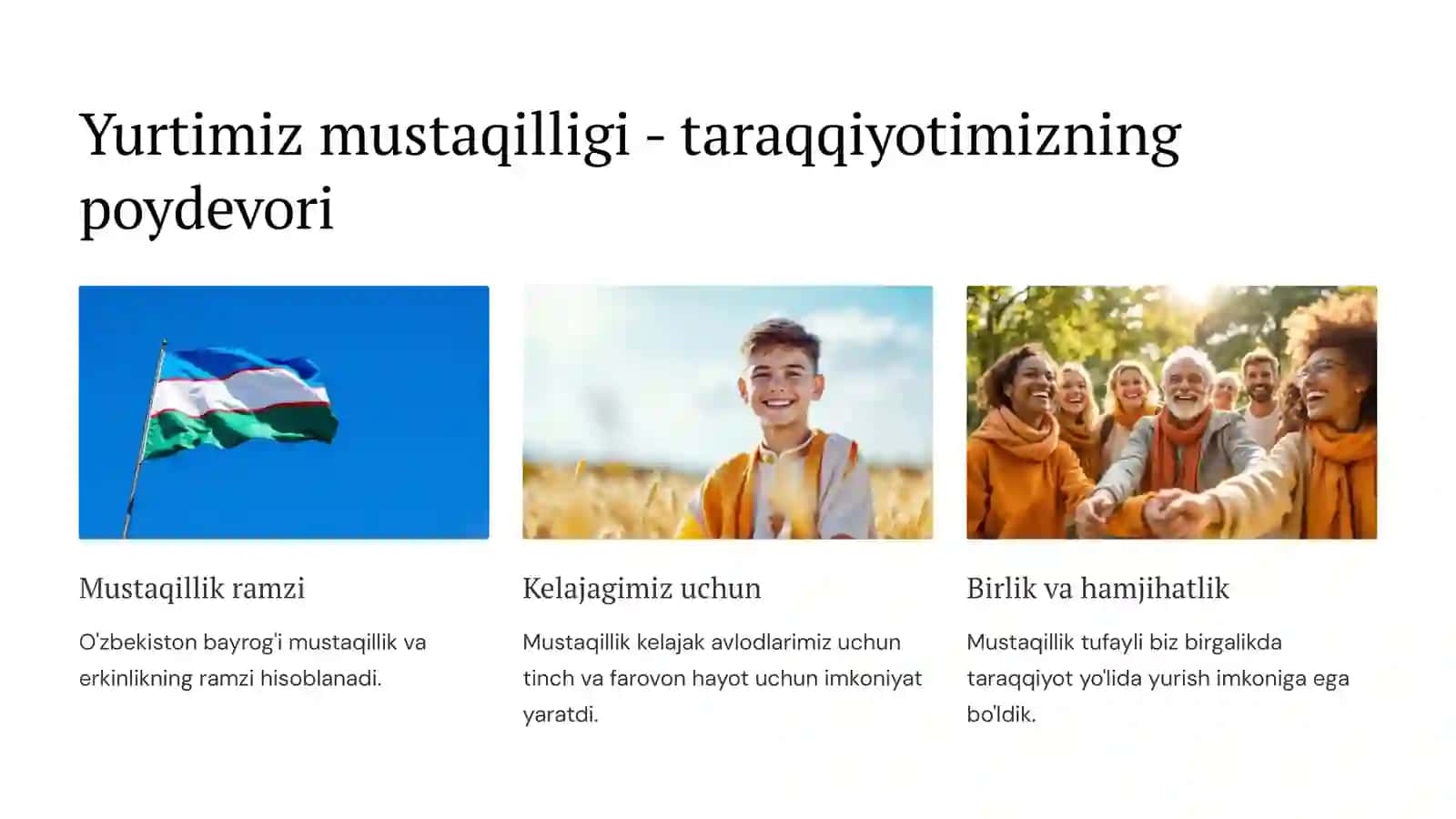 O'zbekiston Respublikasini yanada rivojlantirish bo'yicha 2017- 2021 yillarga mo'ljallangan Harakatlar strategiyasi 3