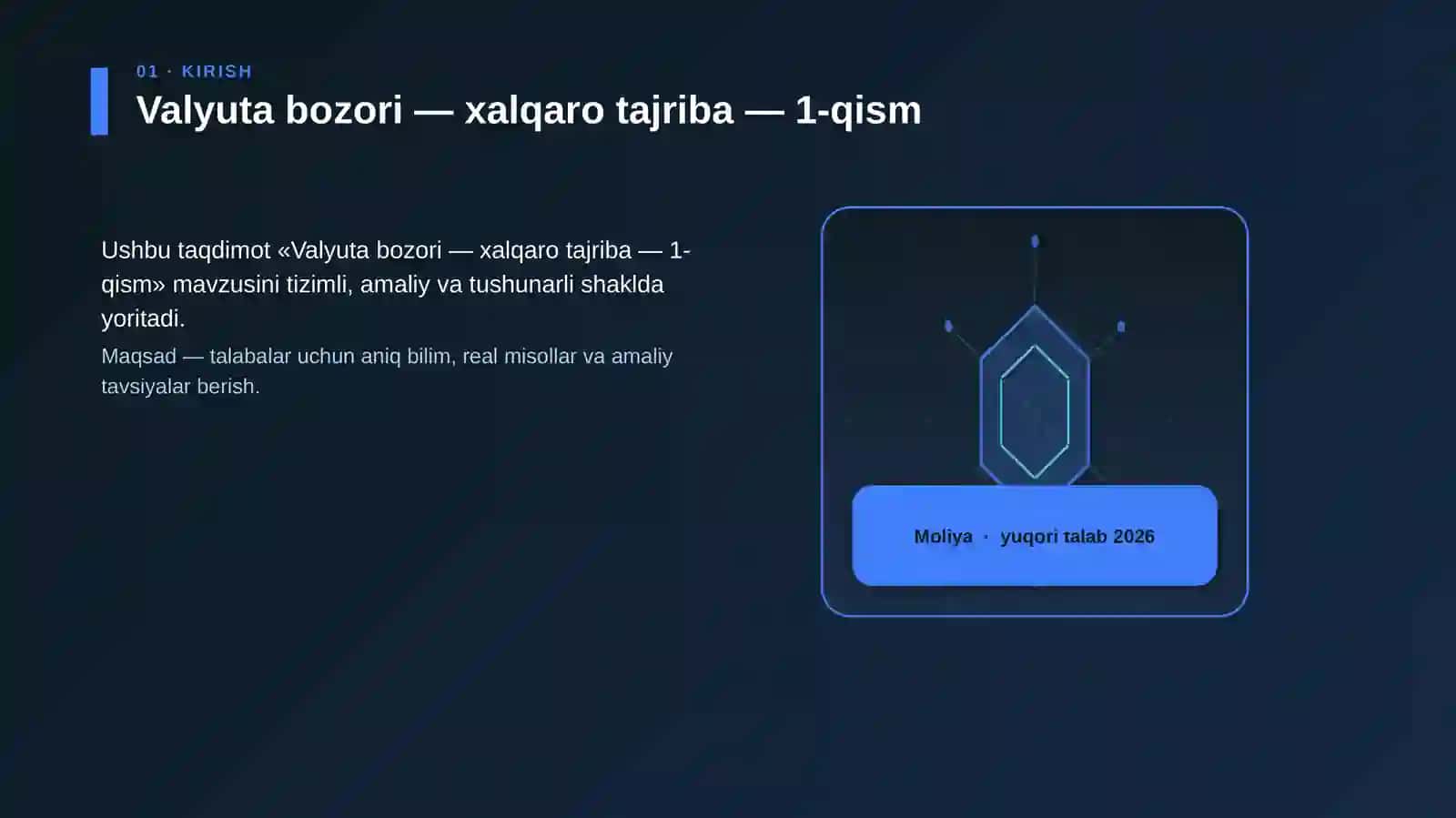 Valyuta bozori — xalqaro tajriba — 1-qism 3