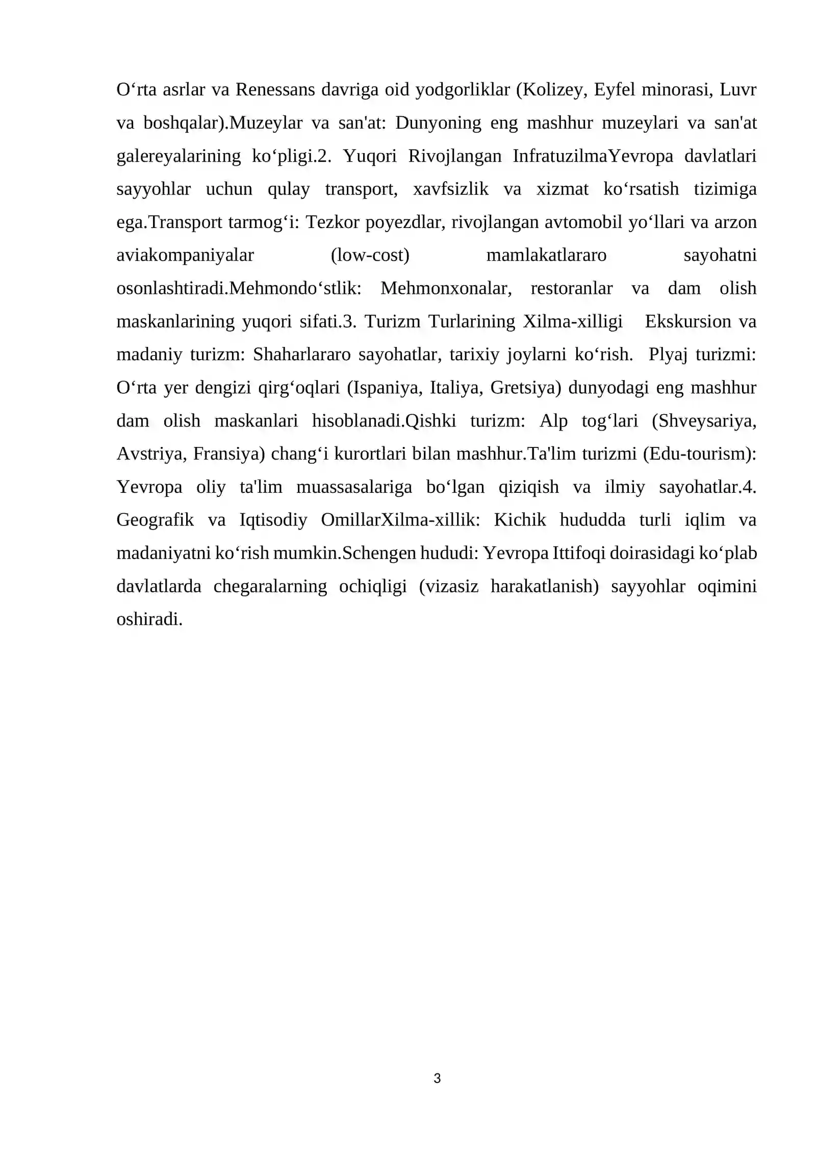 Yevropa turizmi 3