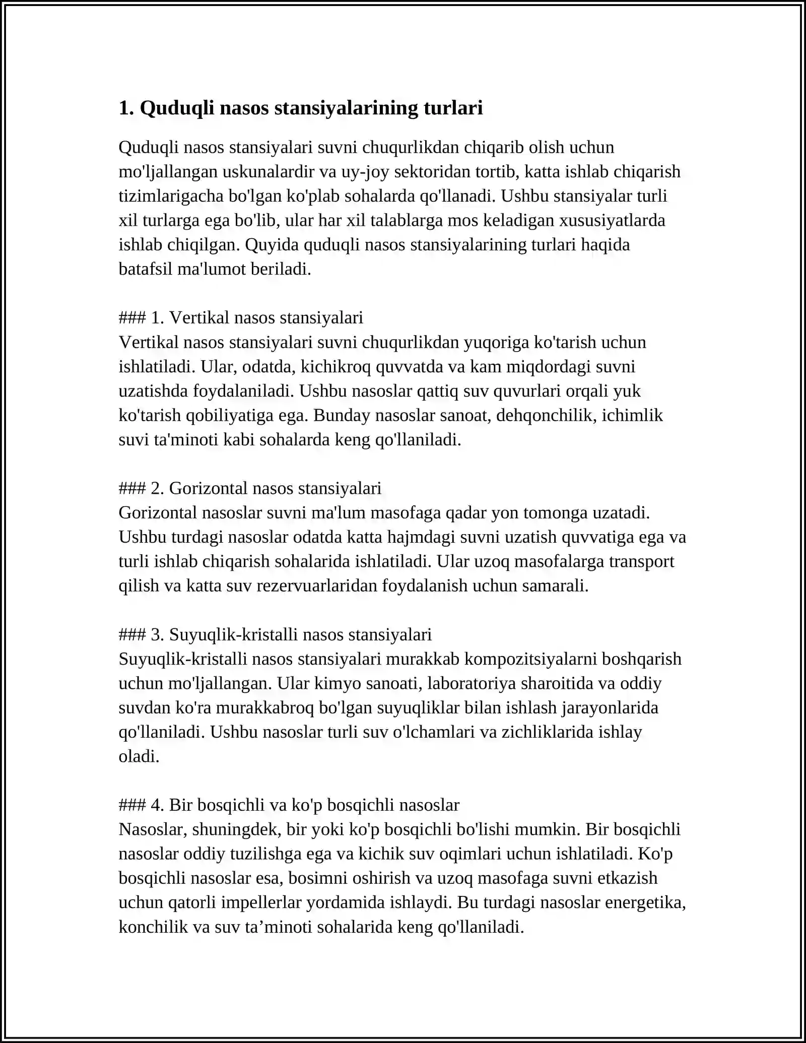 QUDUQLI NASOS STANSIYALARI 3