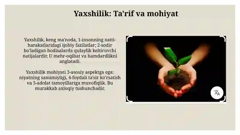 Yaxshilik 3