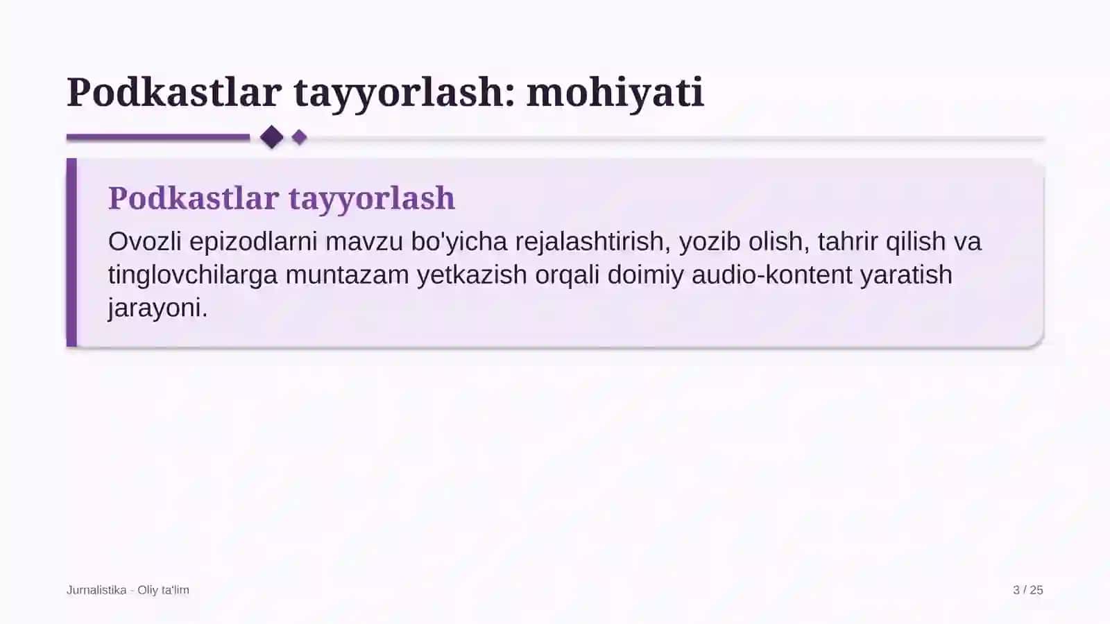 echkichilikda podkastlar tayyorlash 2322 3
