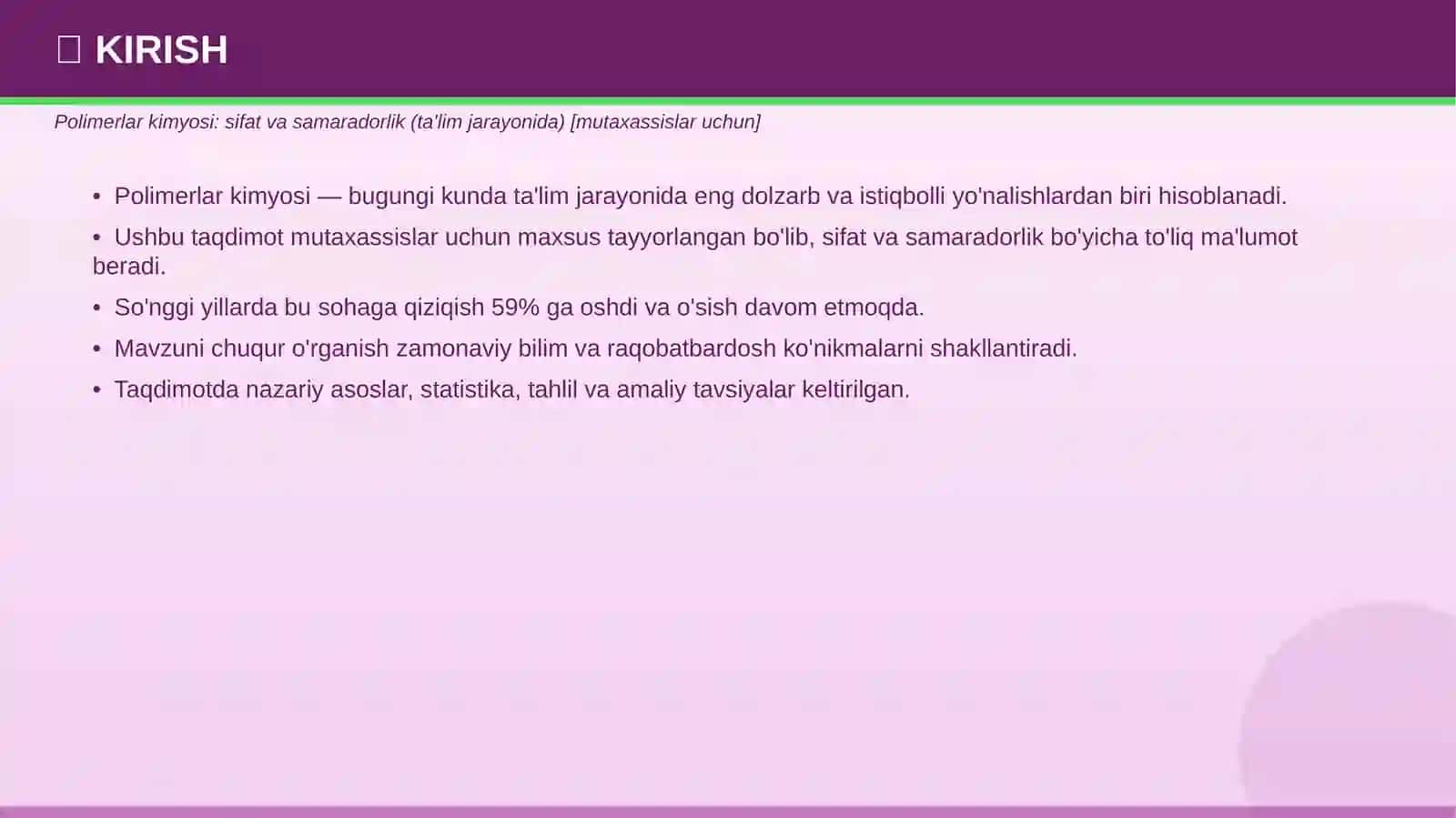 POLIMERLAR KIMYOSI 3