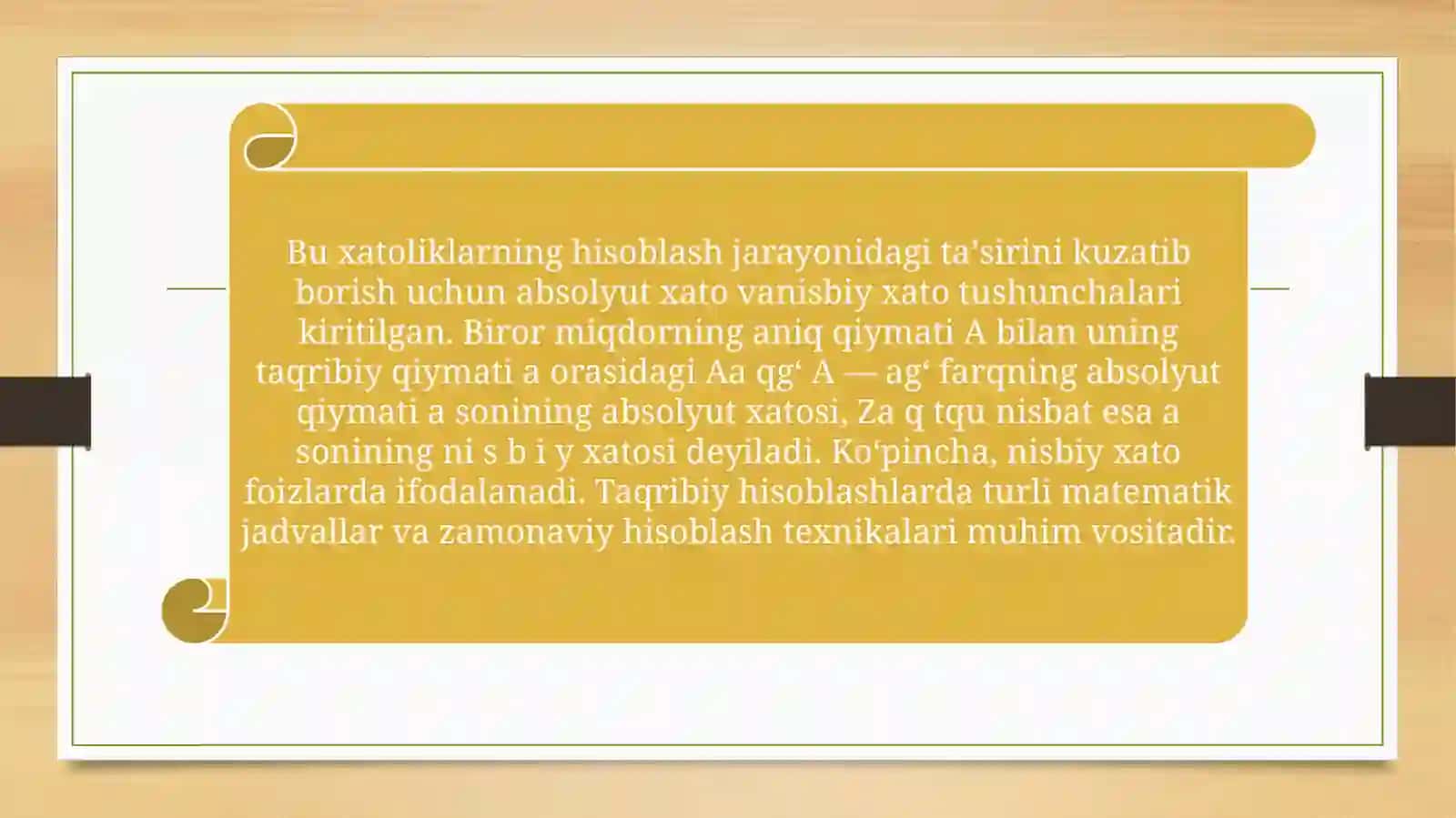 Taqribiy hisoblashlar 3