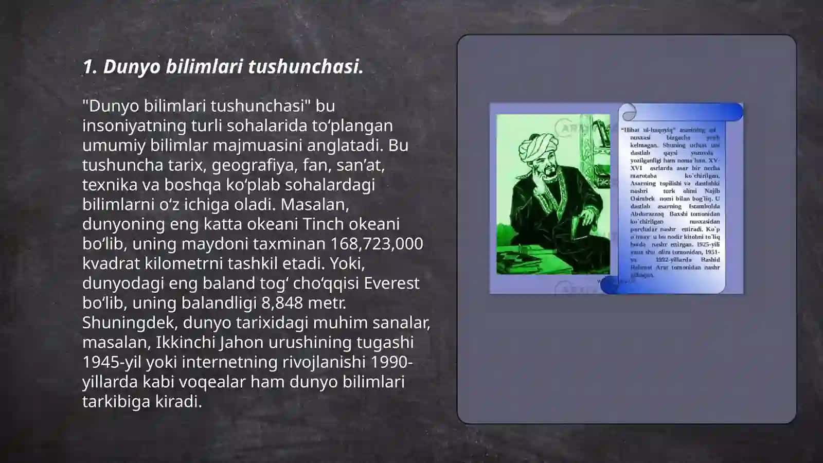 Dunyoviy bilimlar va diniy bilimlar mutanosibligini ta'minlashning ahamiyati 3
