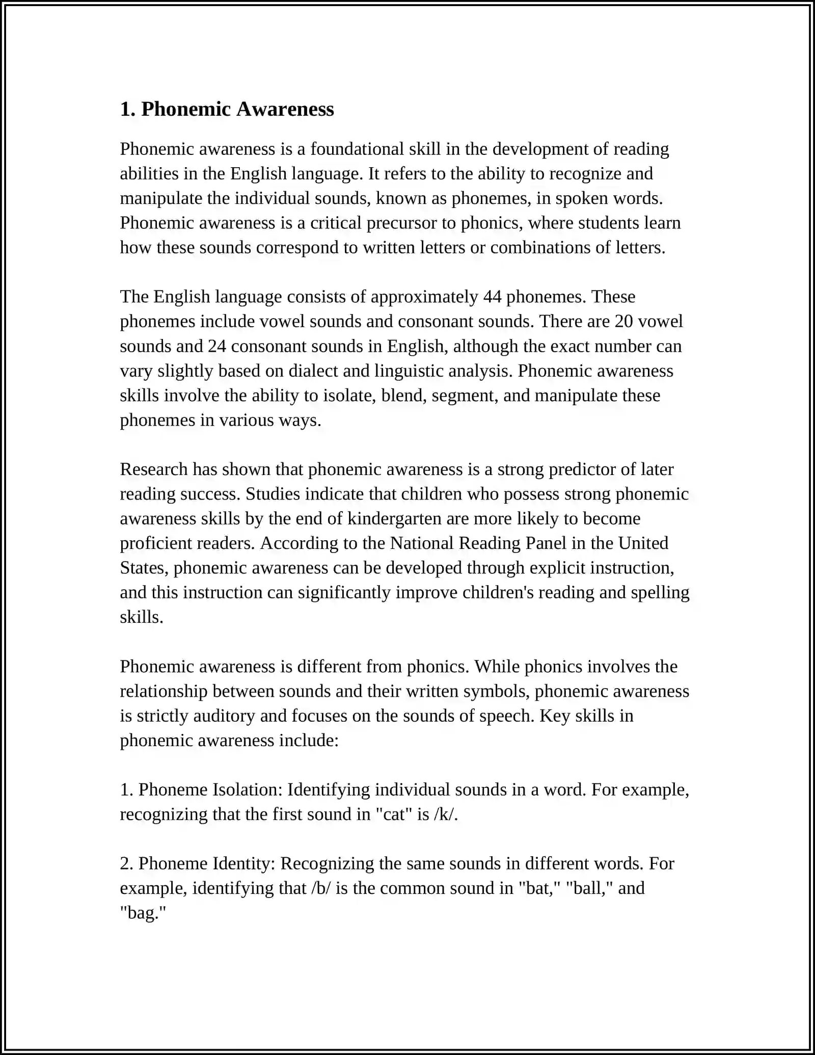 IDEAS TO HELP WITH READING 3
