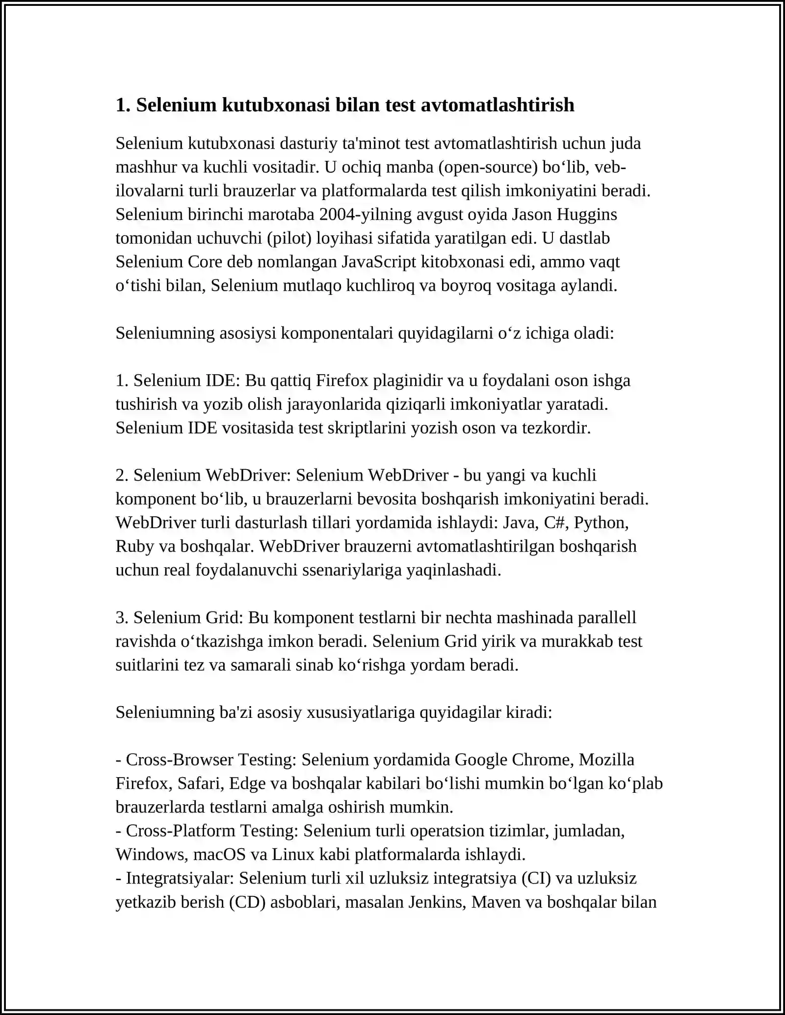 PYTHONDA SELENIUM KUTUBXONASI 3