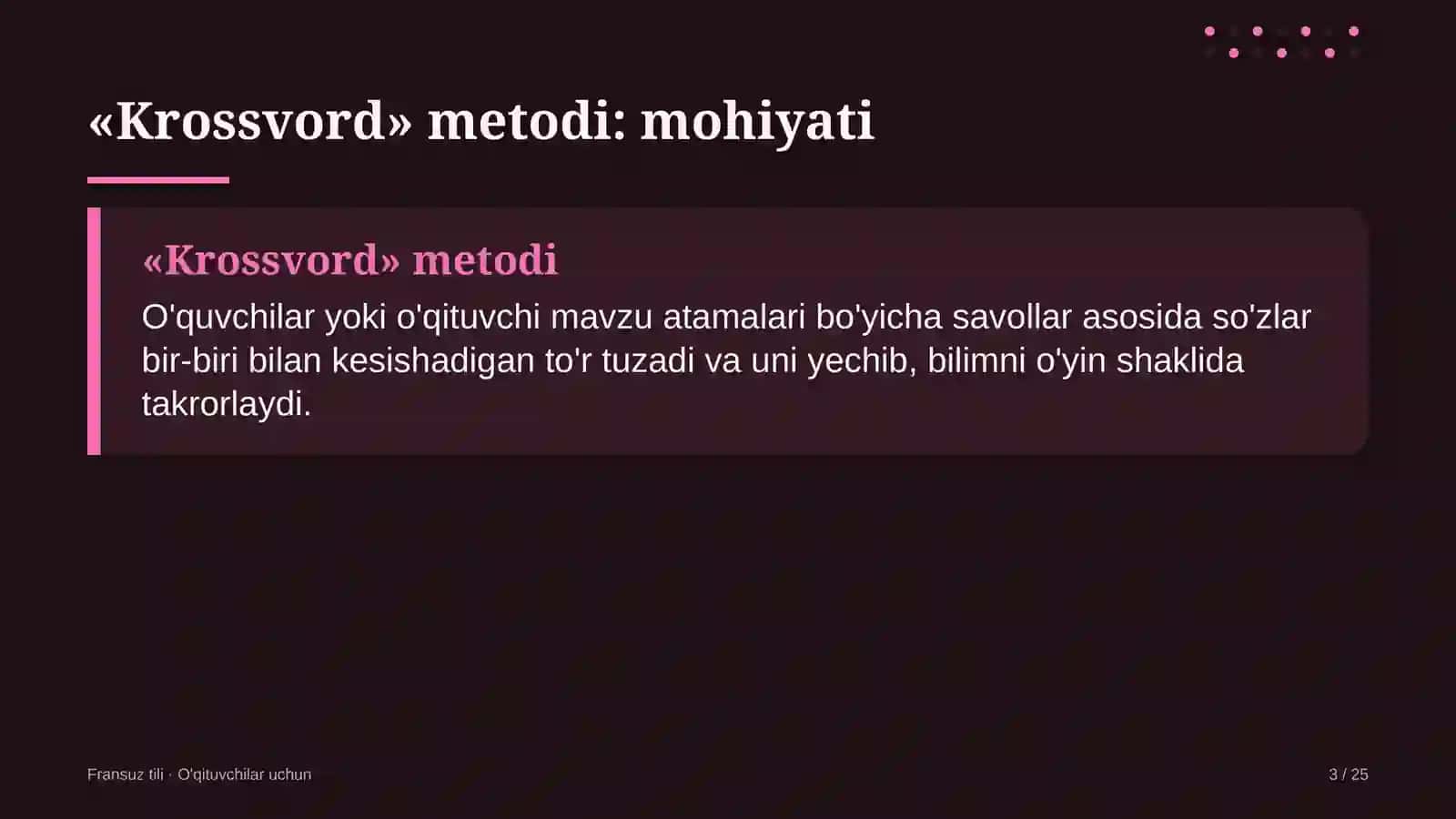 fransuz tili darslarida krossvord metodidan foydalanish 2091 3