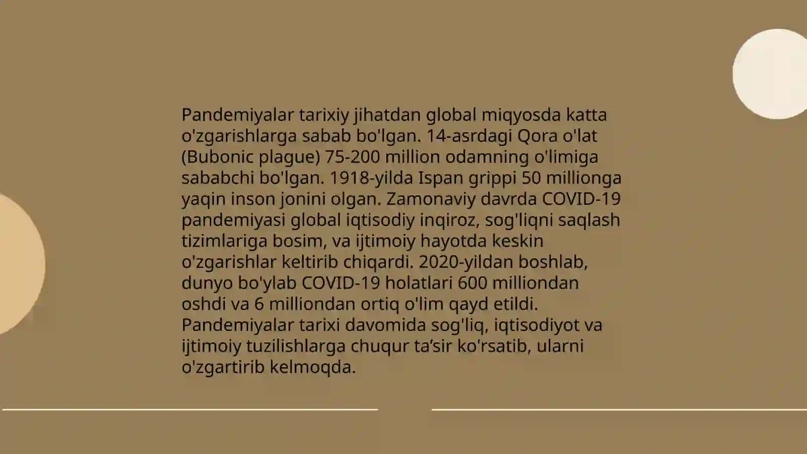 Pandemiya XXI asrning global muammosi va uning oqibatlari 3