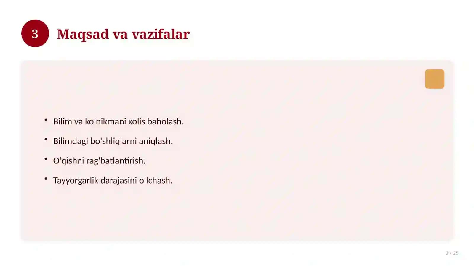 Matematika fanidan 7-sinf: mavzulashtirilgan nazorat ishi va tahlil 3