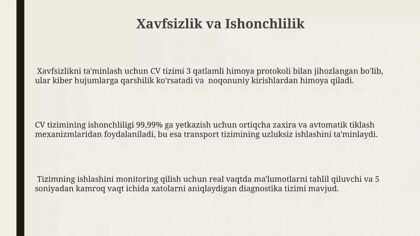 IntelluktualtranspoʻrttizimlaridaCVtizimiishlashfunksiyalari 3