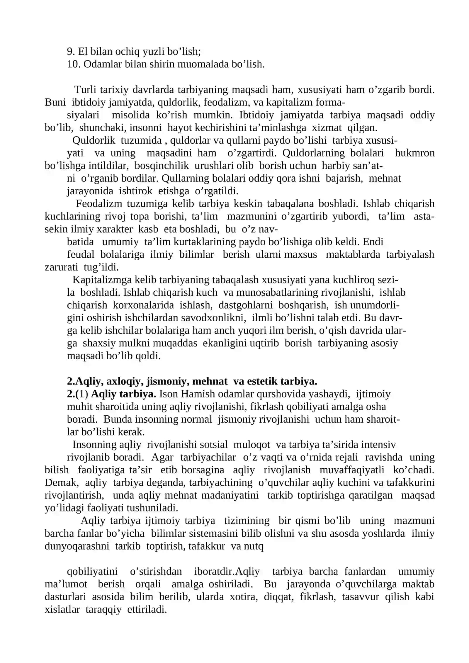 O'qitishning ta'limiy tarbiyaviy va kamol toptiruvchi vazifalari 3