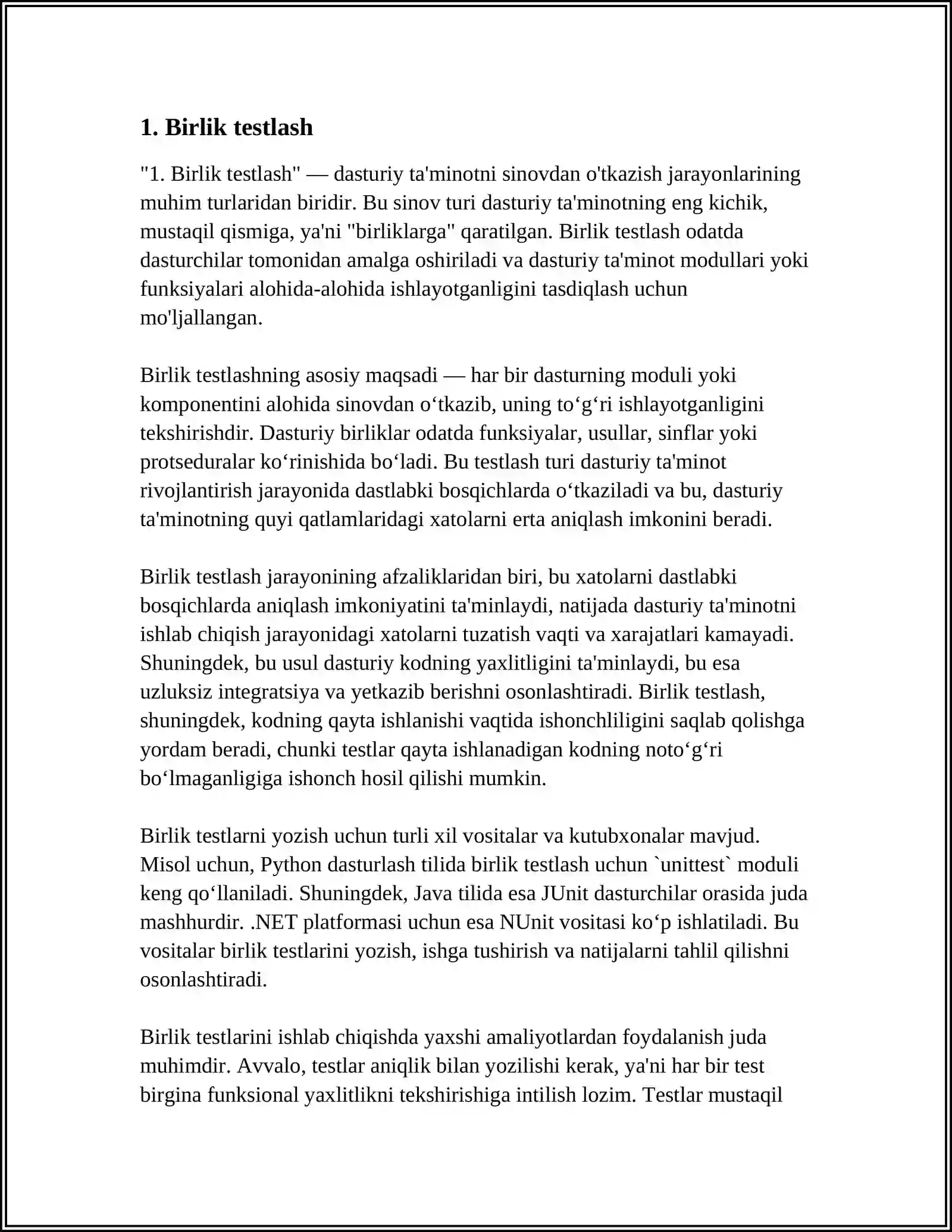 TESTLASH TURLARI (TYPES OF SOFTWARE TESTING) 3