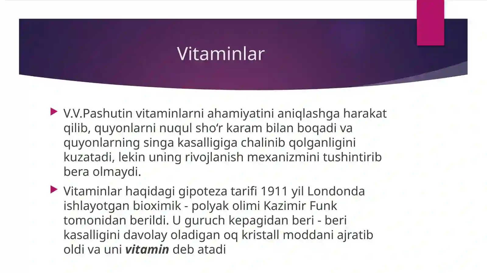 Vitaminlar Yetishmovchiligi 3